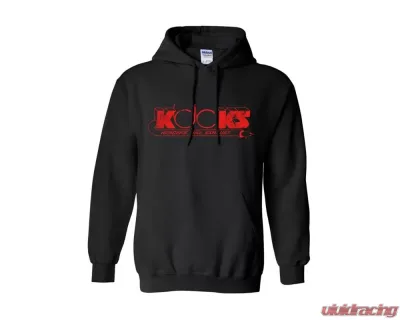 Kooks American Flag Exhaust Pullover Hoodie Black Small - HS-100603-00