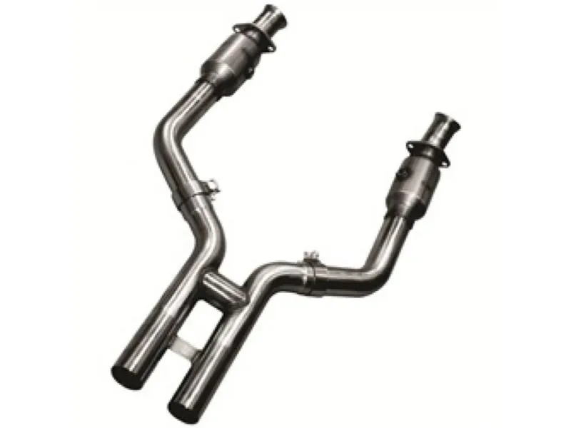 Kooks 3inch x 3inch Stainless Steel Green Catted H-Pipe Ford Mustang GT | Shelby GT | Bullitt 4.6L V8 2005-2009 - 11313620