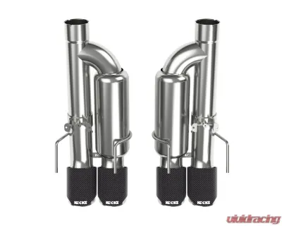 Kooks Custom Headers 3" Axle-Back w/SS Tips Connects to OEM Exhaust Chevrolet Corvette Z06 | ZR1 2006-2013 - 21606750
