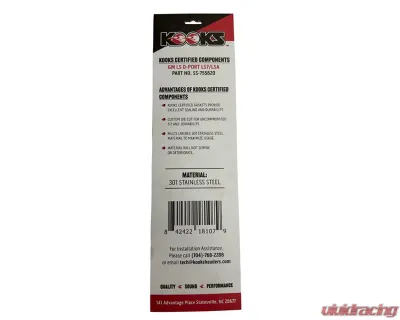 Kooks Custom Headers GM LS Engine Header Gaskets - LS7 Style Cylinder Heads - Multi Layer SS - SS-755820