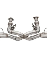 Corsa Performance 3.0" Track Series Cat-Back Muffler Delete Exhaust System w/4.5" Polished Pro-Series Tips 20-25 Chevrolet Corvette                                     - 21104 - Image 5