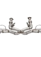 Corsa Track Series 3.0" Catback Exhaust w/ Twin 4.5" Polished Pro-Series Tips Chevrolet Corvette C8 6.2L V8 2020-2021                                     - 21104 - Image 3