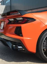 Corsa Track Series 3.0" Catback Exhaust w/ Twin 4.5" Black Pro-Series Tips Chevrolet Corvette C8 6.2L V8 2020-2024                                     - 21104BLK - Image 3