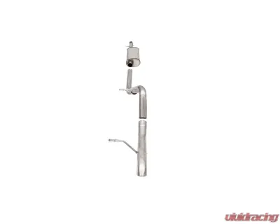 Corsa Performance 2.75" Catback Exhaust Single Rear Exit w/ Turn Down Tip Jeep Wrangler JKU 3.8L | 3.6L 2007-2018 - 21121