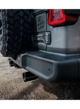 Corsa Performance 2.75" Sport Catback Exhaust Dual Rear Exit w/ Single 4.0" Black Tips Jeep Wrangler JLU 3.6L 2018-2021                                     - 21124BLK - Image 2