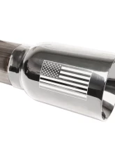 Corsa Performance 2.75" Catback Exhaust Dual Rear Exit w/ Single 4.0" American Flag Tips Jeep Wrangler JLU 3.6L 2018-2021                                     - 21124USA - Image 3