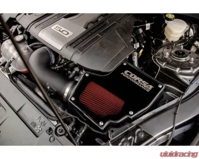 Corsa Performance Closed Box Air Intake with DryTech 3D Filter Ford Mustang GT 5.0L V8 2018-2022 - 419850D
