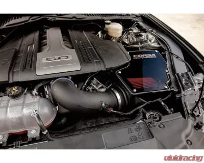 Corsa Performance Closed Box Air Intake with DryTech 3D Filter Ford Mustang GT 5.0L V8 2018-2022 - 419850D