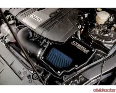 Corsa Performance Closed Box Air Intake with MaxFlow 5 Filter Ford Mustang GT 5.0L V8 2018-2022 - 419850