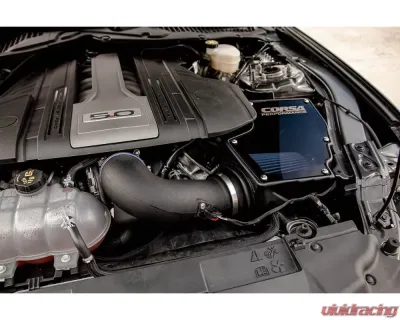 Corsa Performance Closed Box Air Intake with MaxFlow 5 Filter Ford Mustang GT 5.0L V8 2018-2022 - 419850