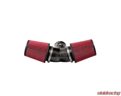 Corsa Carbon Fiber Closed Box Air Intake Kit w/ DryTech Filter Chevrolet Corvette C8 6.2L V8 2020-2024 - 44003D