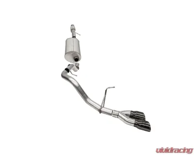 CORSA Performance 3.0" Single Side Exit Cat-Back Exhaust System with Twin 4.0" Tips Black Chevrolet Tahoe 5.3L 2021+ - 21125BLK