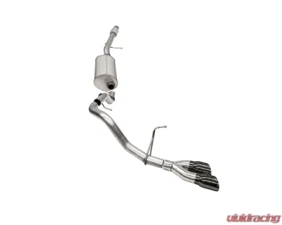 CORSA Performance 3.0" Single Side Exit Cat-Back Exhaust System with Twin 4.0" Tips Black Chevrolet Suburban 5.3L 2021+ - 21126BLK