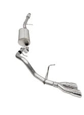 CORSA Performance 3.0" Single Side Exit Cat-Back Exhaust System with Twin 4.0" Tips Polished Chevrolet Suburban 5.3L 2021+                                     - 21126 - Image 3