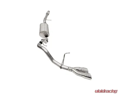 CORSA Performance 3.0" Single Side Exit Cat-Back Exhaust System with Twin 4.0" Tips Polished Chevrolet Suburban 5.3L 2021+ - 21126