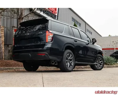 CORSA Performance 3.0" Single Side Exit Cat-Back Exhaust System with Twin 4.0" Tips Polished Chevrolet Suburban 5.3L 2021+ - 21126