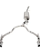 CORSA Performance 3.0" to 2.75" Dual Rear Exit Cat-Back Exhaust System with Twin 4.0" Tips Polished Chevrolet Suburban | GMC Yukon XL 5.3L 2021+                                     - 21128 - Image 3