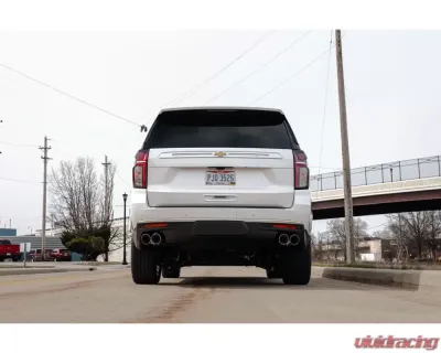 CORSA Performance 3.0" to 2.75" Dual Rear Exit Cat-Back Exhaust System with Twin 4.0" Tips Polished Chevrolet Suburban | GMC Yukon XL 5.3L 2021+ - 21128