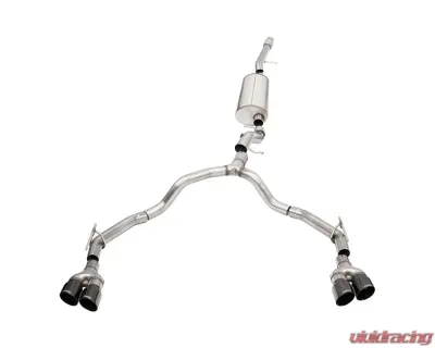CORSA Performance 3.5" to 2.75" Dual Rear Exit Catback Exhaust System w/ Black Tip Chevrolet Suburban | GMC Yukon XL Denali 6.2L 2021+ - 21130BLK