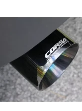 Corsa 3.0" Catback Single Side Exit Single 4.0" Black PVD Straight-Cut Tips USA Flag Etch Jeep Gladiator 2020-2022                                     - 21060BLKUSA - Image 5