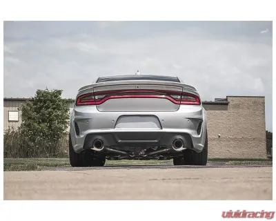 Corsa 2.75" Valved Catback Dual Rear Exit Single 4.5" Polished Tips Dodge Charger 2015-2022 - 21072