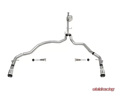 Corsa 3.0" Xtreme Dual Rear Catback Exhaust Ford F-150 Regular Cab 141.5 Wheelbase 2021-2022 - 21146