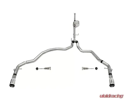 Corsa 3.0" Xtreme Dual Rear Catback Exhaust Ford F-150 SuperCrew 157.2 Wheelbase 2021-2022 - 21152