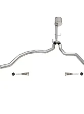 Corsa 3.0" Sport Dual Rear Catback Exhaust Ford F-150 Regular Cab 141.5 Wheelbase 2021-2022                                     - 21155 - Image 3