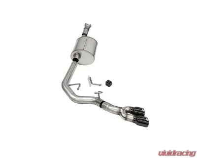 Corsa 3.0" Sport Front of Tire Catback Exhaust Ford F-150 SuperCrew 145.4 Wheelbase 2021-2022 - 21156BLK