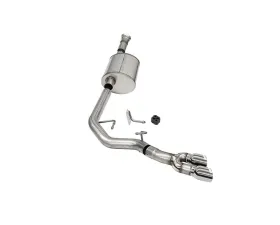 Corsa 3.0" Sport Front of Tire Catback Exhaust w/ Polished Tips Ford F-150 Supercab 145.4 Wheelbase 2021-2022