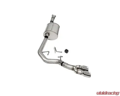 Corsa 3.0" Sport Front of Tire Catback Exhaust w/ Polished Tips Ford F-150 Supercab 145.4 Wheelbase 2021-2022 - 21156