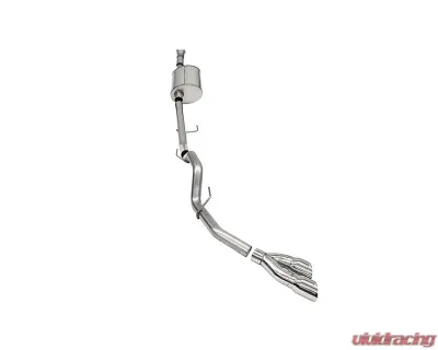 Corsa 3.0" Sport Single Side Exit Catback Exhaust System Twin 4.0" Pro Series Tips Ford F-150 2021-2022 - 21157