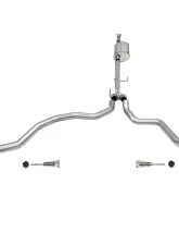 Corsa 3.0" Sport Dual Rear Catback Exhaust Ford F-150 SuperCrew 145.4 Wheelbase 2021-2022                                     - 21158 - Image 3