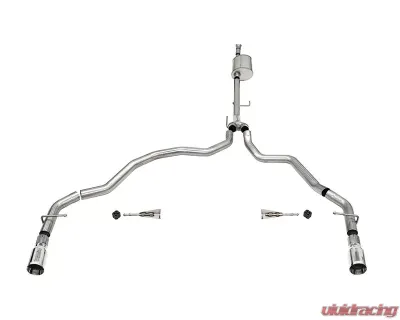 Corsa 3.0" Sport Dual Rear Catback Exhaust Ford F-150 SuperCrew 145.4 Wheelbase 2021-2022 - 21158