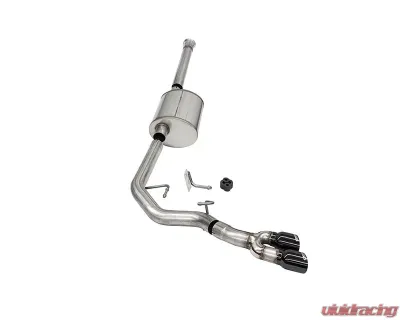 Corsa 3.0" Sport Front of Tire Catback Exhaust w/ Black Tips Ford F-150 Supercab 145.4 Wheelbase 2021-2022 - 21159BLK