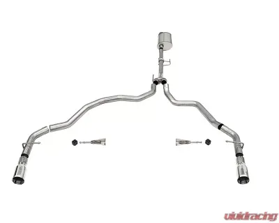 Corsa 3.0" Dual Rear Catback Exhaust Ford F-150 Regular Cab 141.5 Wheelbase 2021-2022 - 21164