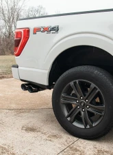 Corsa Performance 3.0" Single Side Exit Cat-Back Exhaust System w/Twin 4.0" Pro Series Tips 21-25 Ford F-150 EcoBoost 145" Wheel Base                                     - 21166 - Image 3