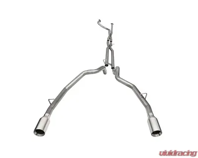 Corsa 3.0" Catback Single 5.0" Muffler Race Pipe Satin Polished Ram TRX 2021-2024 - 21190