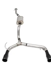 Corsa Turbo 2.75in Catback Dual Exhaust w/4in Straight-Cut Black Tips Ford Bronco 2.3L Turbo 2-Door 2021+                                     - 21206BPC - Image 5