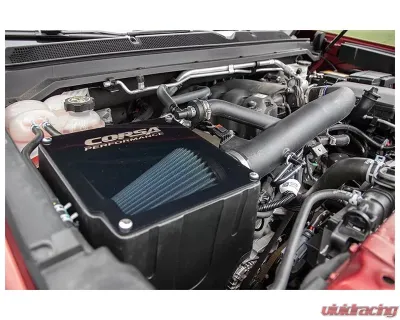 Corsa Performance MaxFlow 5 Oiled Filter Corsa Closed Box Air Intake Chevrolet | GMC 2017-2021 - 45438D