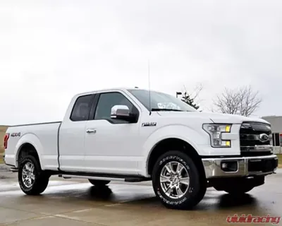 CORSA Single Cat-Back Single Side Exit w/ 4" Polished Tips Ford F-150 5.0L V8 2015-2017 - cor24837
