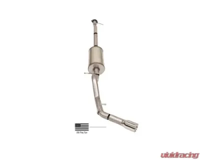 CORSA Performance 3.0" Catback Single 4.0" Polished Straight-Cut Tips Chevrolet Colorado 2017-2022 - 14928USA