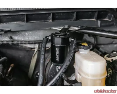 Corsa Performance Aluminum Oil Catch Can w/ Bracket Chevrolet | GMC 6.2L/5.3L V8 2014-2020 - CC0001