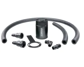 Corsa Performance Aluminum Oil Catch Can w/ Bracket Jeep 3.6L V6 Wrangler 2018+ | Gladiator 2020+