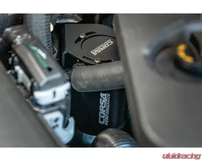 Corsa Performance Aluminum Oil Catch Can w/ Bracket Ford Mustang GT 5.0L V8 2018-2022 - CC0003