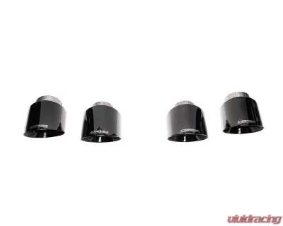 Corsa Quad 4.5 Inch Black PVD Tip Kit (Corsa Exhaust Only) Chevrolet C8 Corvette Stingray 2020-2024 - 21109BLK