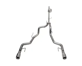 Corsa 3.0 Inch Xtreme Dual Rear Catback Exhaust w/ Polished Tips Ford F-150 SuperCrew 145.4