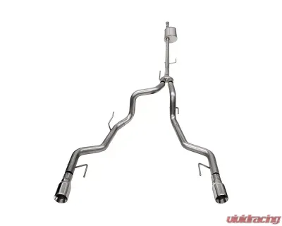 Corsa 3.0 Inch Sport Dual Rear Catback Exhaust w/ Polished Tips Ford F-150 SuperCrew 145.4" Wheelbase 5.0L V8 2022+ - 21184