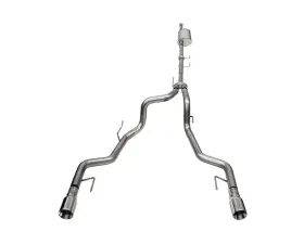 Corsa 3.0 Inch Sport Dual Rear Catback Exhaust w/ Polished Tips Ford F-150 SuperCrew 145.4