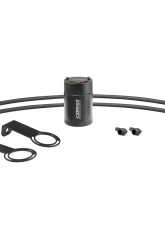 CORSA Performance 3/8 Inch Universal 3 oz. Aluminum Oil Catch Can with Mounting Brackets                                     - CC0015 - Image 2